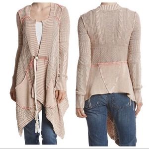 NWT Free People Asymmetrical Cardigan Size Small